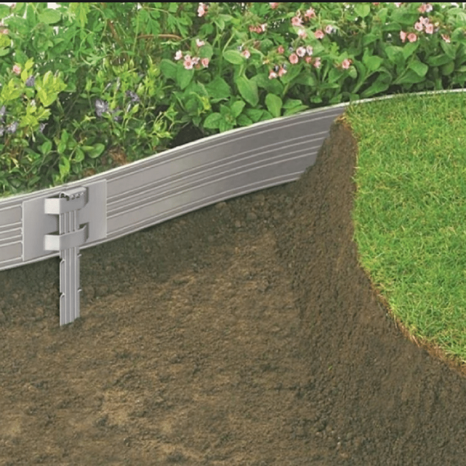 Aluminum Edging with stakes Garden Lawn Landscape Supplies ...