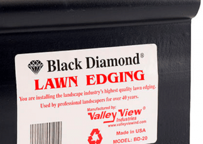 Black Diamond Edging Image Fletcher Rickard Landscape Supplies