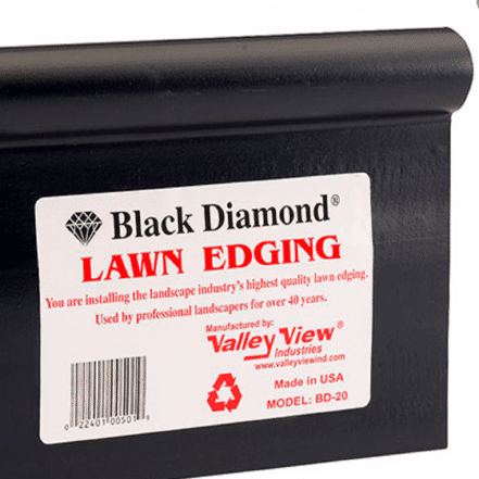 Black Diamond Edging Image Fletcher Rickard Landscape Supplies